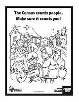 Census Counts Everybody Contest sketch template