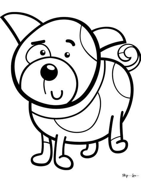 dog coloring pages skip   lou
