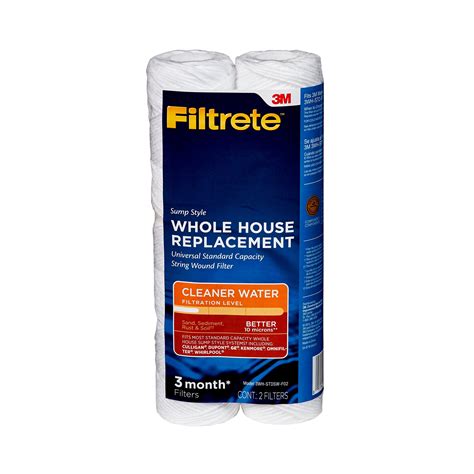 filtrete standard capacity  house string wound replacement water filter wh stdsw