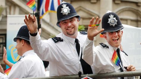 pride of met officers as they propose to their partners