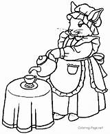 Colorat Iepurasi Planse Copii Teapot Desene Clues Shovel Pail Animale Soricel Versa Animate Ceai Coniglietto Vari Coelha Gato Cavalo Galinha sketch template
