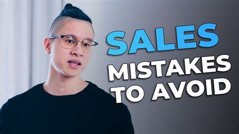 sales mistakes  avoid youtube