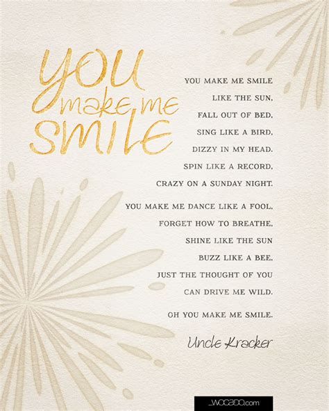 smile uncle kracker lyrics  printable  wocado