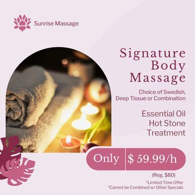 sunrise massage temp closed updated april