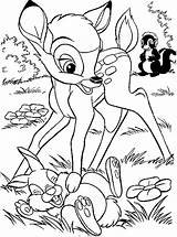 Bambi Coloring Pages Rabbit Da Print Anycoloring Salvato sketch template