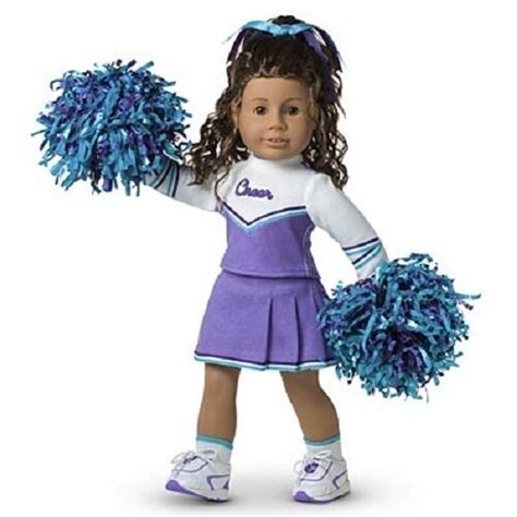 American Girl Just Like You Purple Cheerleader Doll Outfit Fashion
