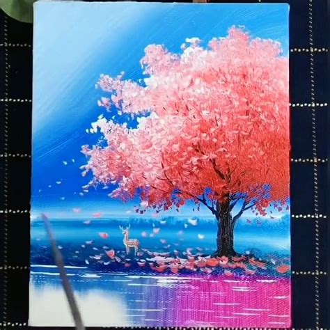 scenery painting simple painting ideas easy goimages