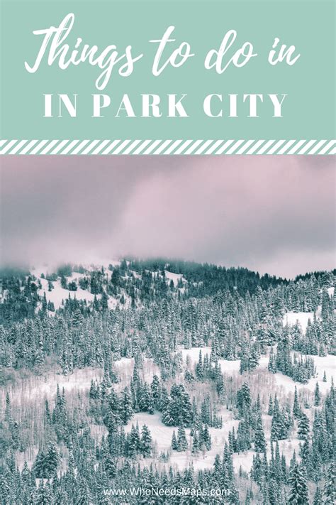 park city   maps