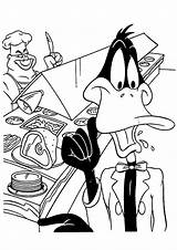 Looney Tunes Coloring Daffy Pages Duck Print Color Kids Waiter Colouring Cartoons Incredible Parentune Loony Fun Worksheets Characters Comments sketch template