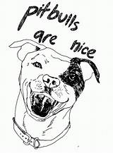 Coloring Pitbull Dog Pages Terrifying Realistic Printable Comments Getcolorings Pag sketch template