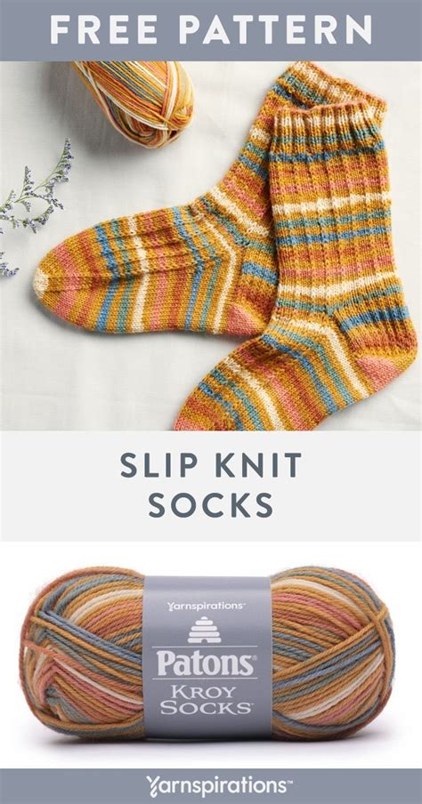 patons slip knit socks pattern yarnspirations knitting socks sock