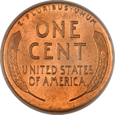 cent lincoln wheat ears reverse united states numista