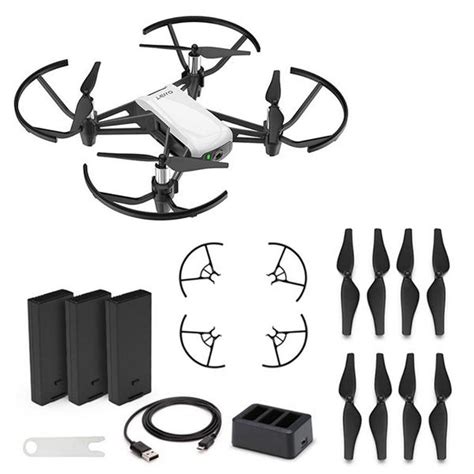 combo de drone ryze tello color blanco incluye  baterias adicionales marca dji precio