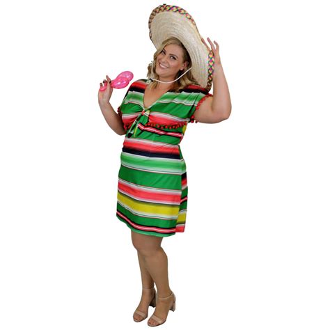 Mexican Dress Costume Adult Plus