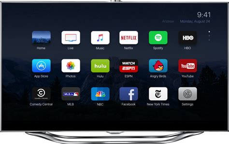 apple tv  ui   party apps siri  ui conceptualized