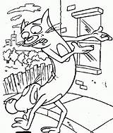 Catdog Coloring Pages Books Printable Cat sketch template