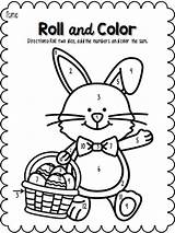 Roll Easter Color Kindergarten Choose Board Pages Printables Teachers sketch template