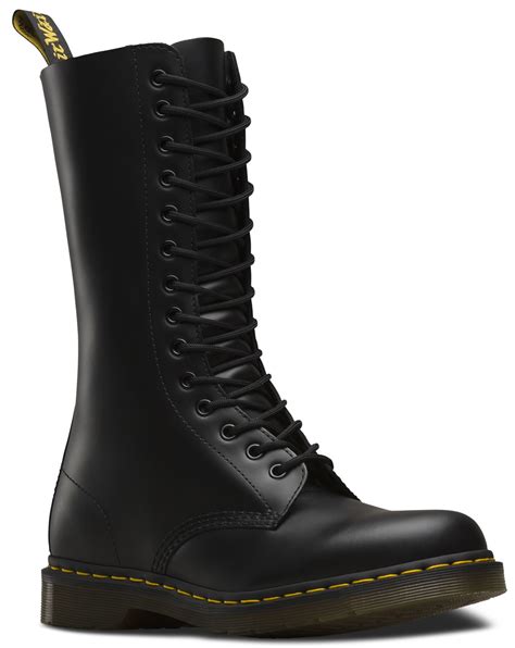 dr martens unisex  smooth leather mid calf  eye  boots ebay