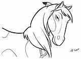 Coloring Pages Getdrawings Stallion Horse sketch template