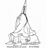 Dunce Clipart Illustration Royalty Toonaday sketch template