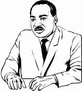 Luther Martin King Coloring Jr Mlk Pages Printable Color Kids Cartoon Print Worksheets Dr Sheets Baby Para Quotes Colorear Kindergarten sketch template