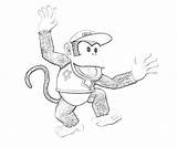 Kong Diddy Coloring Pages sketch template