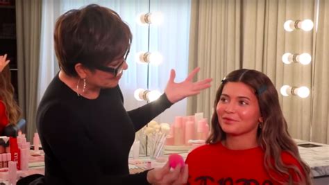 Watch A Terrified Kylie Jenner Get Her Makeup Done By Mom Kris Iheart