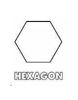 Hexagon Coloring Pages Results sketch template