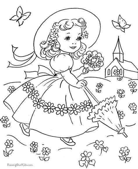 vintage coloring pages