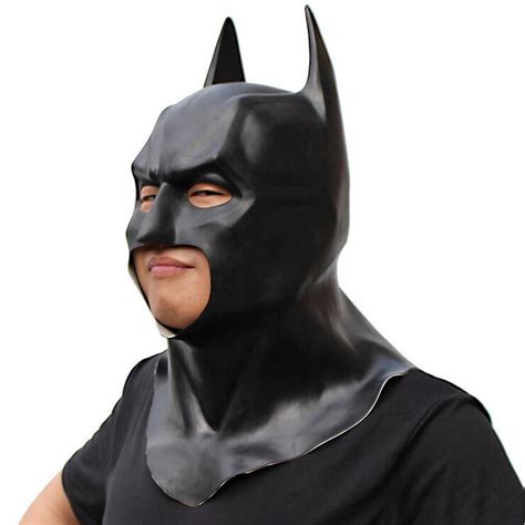 batman masks adult halloween mask full face latex caretas  bruce