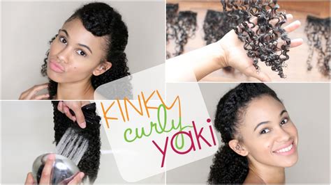 how to take care of kinky curly yaki clip in extensions for natural hair youtube