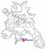Ultra Goku Instinct Ball Dragon Lineart Deviantart Coloring Drawing Choose Board Pages sketch template