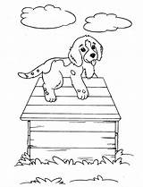 Coloring Dog Puppy Pages Printable Kids sketch template