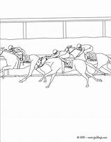 Race Horse Coloring Pages Secretariat Color Racing Horses Template Realistic Hellokids Print Online sketch template