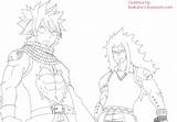 Gajeel Fairy Tail Pages Coloring Natsu Template sketch template
