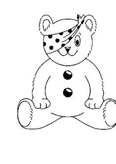 pudsey bear colouring pages coloring pages bear coloring pages