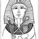 Ausmalen Pharaoh Tutanchamun Egyptian Pharao Ausmalbild Hellokids Pyramiden Tutankhamun Osiris sketch template
