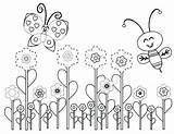 Coloring Spring Pages Bugs Welcome Preschool Printable Color Springtime Getcolorings Getdrawings Colorings sketch template