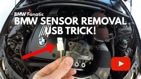 bmw sensor removal usb trick life hack youtube