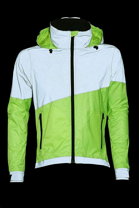 jet cycling jacket ultra  vis  reflective waterproof breathable