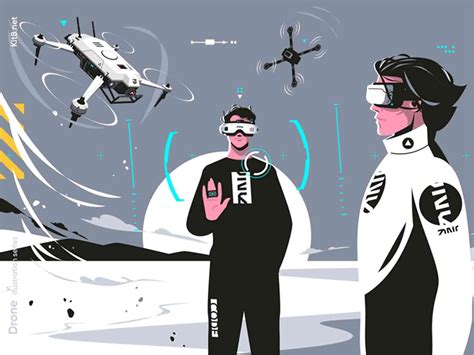drone pilots wearing fpv glasses  anton fritsler  kit  dribbble