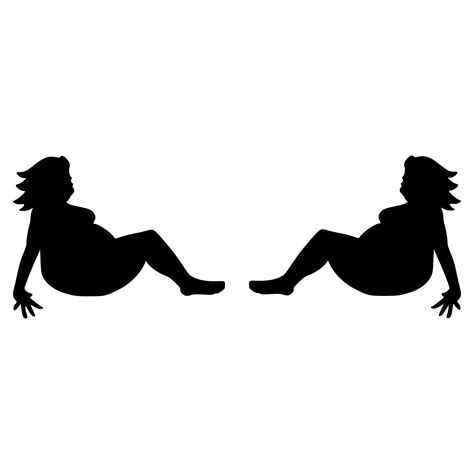 pair mudflap fat girl vinyl decal stickers trucker lady woman etsy