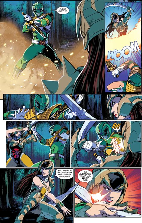 Green Ranger Vs Scorpina Comicnewbies