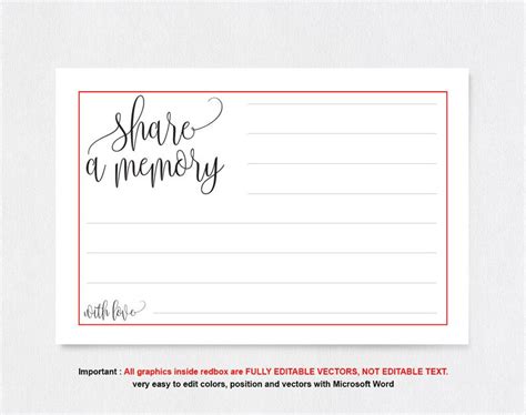 share  memory card share  memory printable favorite memory etsy