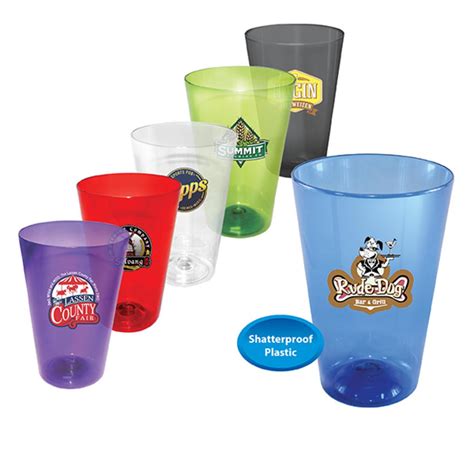 16 Oz Plastic Pint Glass Full Color Digital Corporate Specialties