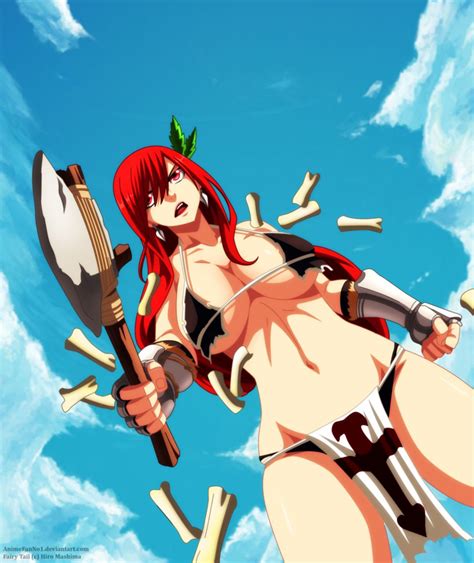 Fairy Tail Stone Age Erza Scarlet By Animefanno1 On