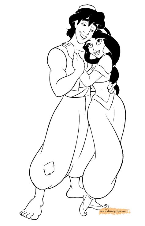 printable coloring pages  aladdin coloring home