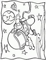 Astronaut Astronauts Colouring 2669 sketch template