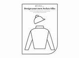 Jockey Silks Own Derby Template Coloring Hat Kentucky Ascot Royal Crafts Kids Racing Outfit Horse Create Decorate sketch template