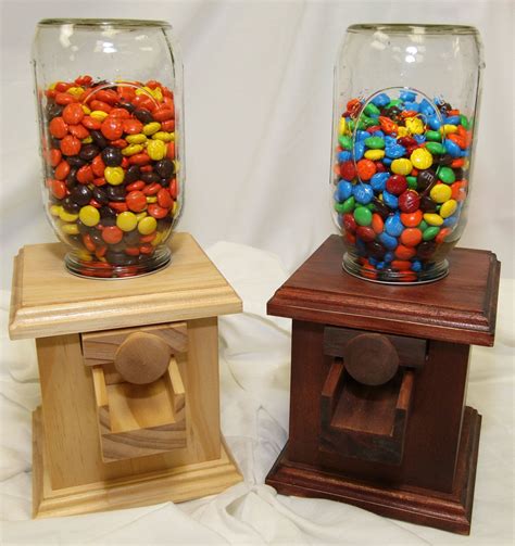 wooden candy dispenser kit dispenser